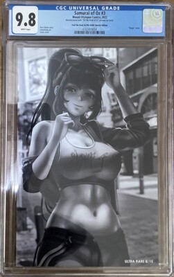 Samurai of Oz #3 - "Feel the Heat" Ultra Rare Virgin Black &amp; White Variant - CGC 9.8