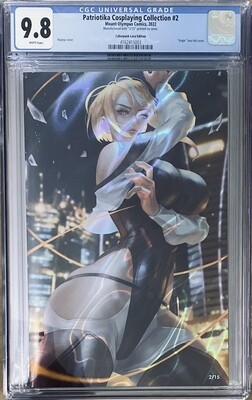 Patriotika Cosplaying Collection #2 - Cyberpunk Virgin Lava Exclusive - CGC 9.8