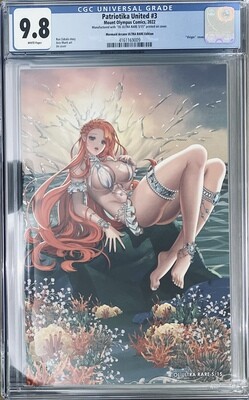 Patriotika United #3 - Mermaid Arcane Virgin Ultra Rare Exclusive - CGC 9.8