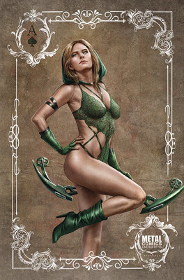 Robyn Hood Annual: The Swarm - Ace Wild Card Collectible Lingerie Metal Exclusive