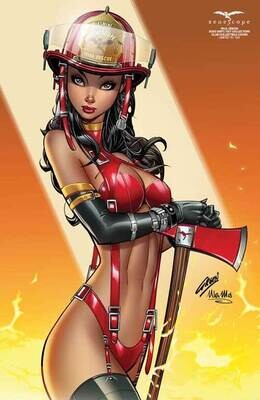 Grimm Spotlight: Mystere Divinity - Firefighter Lingerie Collectors Club Exclusive