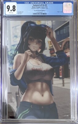 Samurai of Oz #3 - "Feel the Heat" Virgin Foil Variant - CGC 9.8
