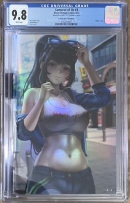 Samurai of Oz #3 - "Feel the Heat" Virgin Foil Variant - CGC 9.8