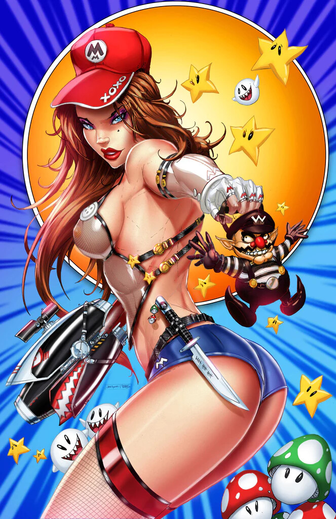 Daughters of Eden #1 - Italian Plumber Virgin Metal Exclusive (Signed)