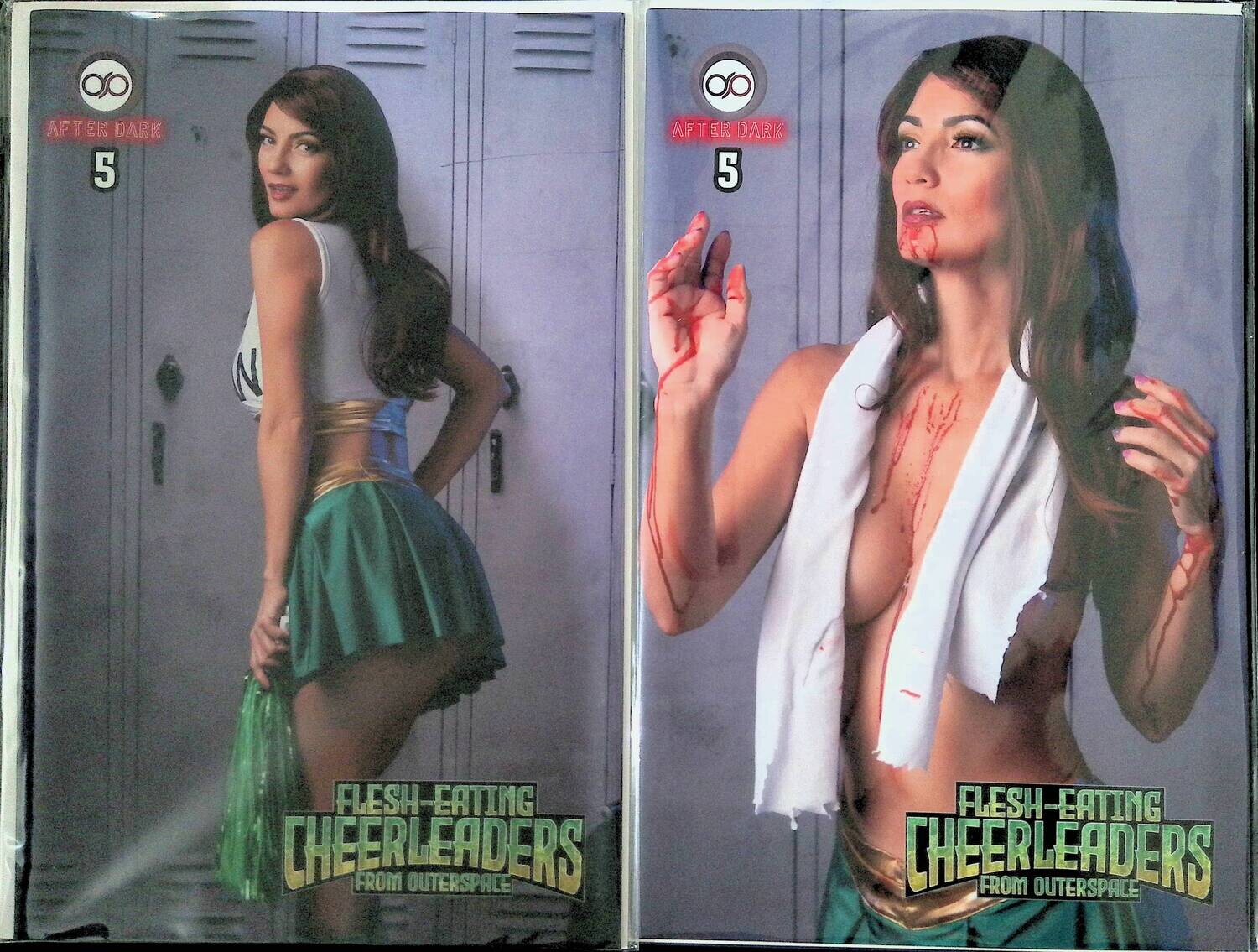Flesh Eating Cheerleaders from Outer Space #5 -  Ivy Cosplay Locker Room Variants