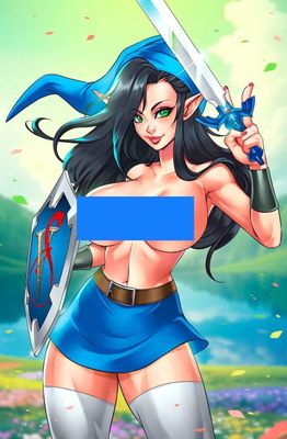 Valkyrie Saviors Key of Storms - Elf Ivy - Virgin Collectors Bundle Blue Topless Ultra Rare Exclusives