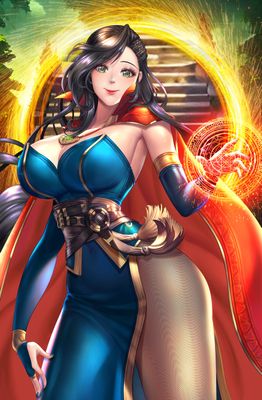 Valkyrie Saviors Forbidden Cosplaying Collection -  Doctor Strange Cosplay Virgin Metal Exclusive