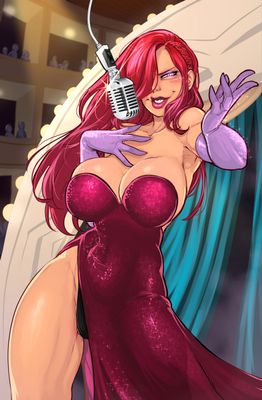 Patriotika Cosplaying Collection #1 - Arcane as Jessica Rabbit Cosplay - Virgin Holofoil Exclusive