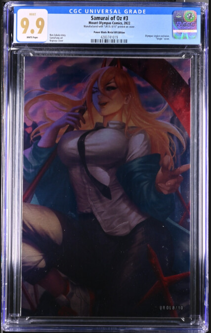 Samurai of Oz #3 - Olympus Legions Red Powerful Blade of the North Virgin Metal Ultra Rare Exclusive - CGC 9.9