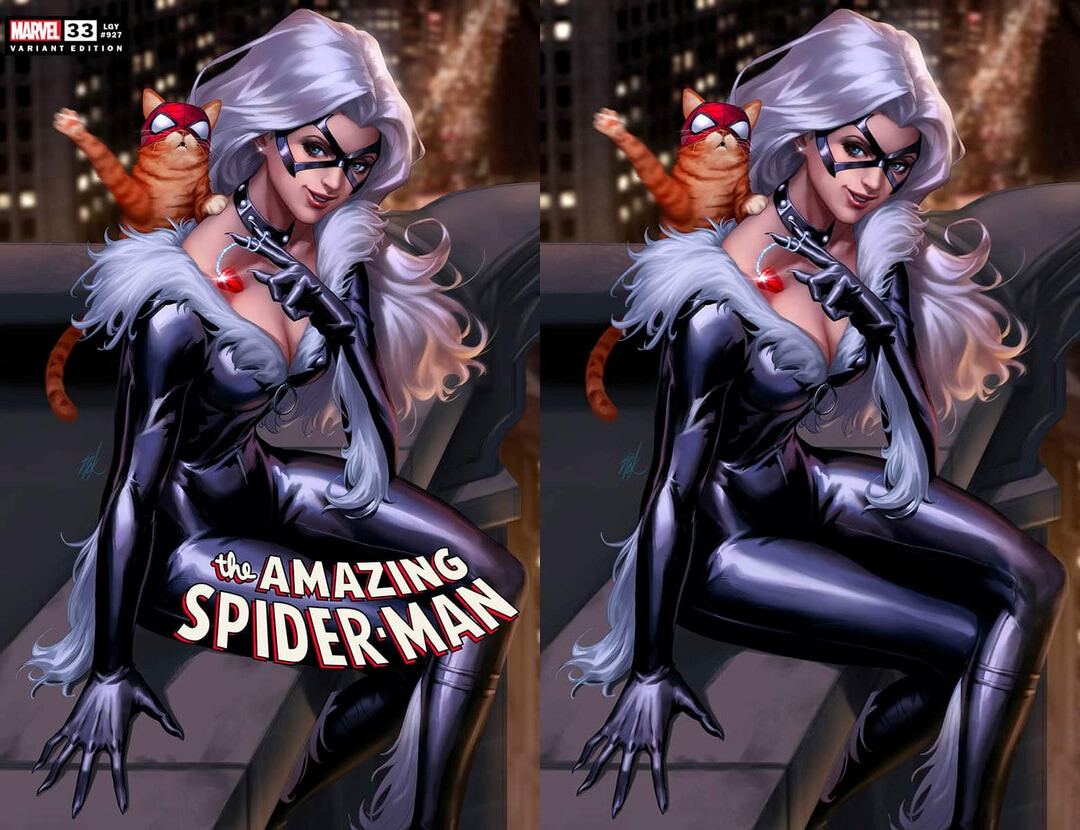 Amazing Spider-Man #33 - Ejikure - Black Cat Exclusives