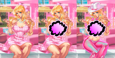 Patriotika Gods and Shadows - Hi Athena Barbie Cosplay - Virgin Holofoil Exclusives