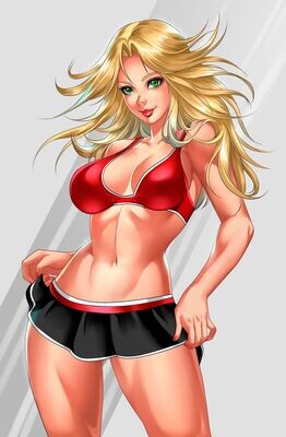 !Cherry Fox Comics Exclusive - Patriotika #1 - Varsity Blues Virgin Cheerleader Variant