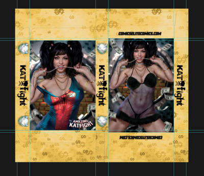 Katfight #1 Preview - Shikarii - J. Scott Campbell Homage - Collectors Box Exclusive