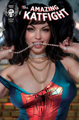 Katfight #1 Preview - Shikarii - J. Scott Campbell Homage - Metal Trade Up-Close Exclusive
