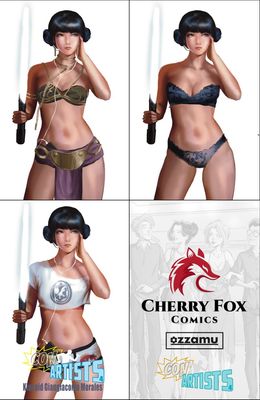!Cherry Fox Comics Exclusive - Con Artists #4 - Jedi Girl Homage - Set