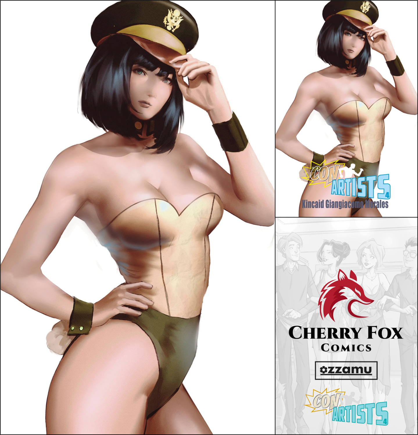 Con Artists #4 - Army Playboy Bunny Homage - Bundle