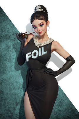 !Cherry Fox Comics Exclusive - Mad Love #1 - Breakfast at Tiffany's - Holofoil - Holly Golightly Cosplay - Virgin Variant