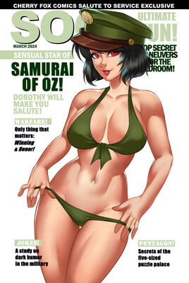 Samurai of Oz #1 - Sexy Soldier Dorothy - Salute to Service Trade Metal Exclusive