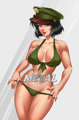 !Cherry Fox Comics Exclusive - Samurai of Oz #1 - Sexy Soldier Dorothy - Virgin Bikini Metal Exclusive