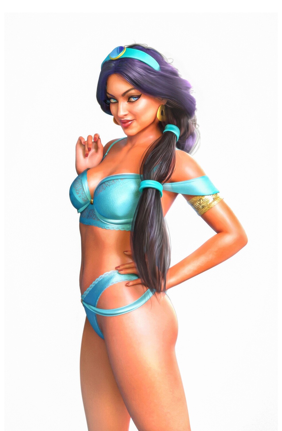 City Queens #1 - Jasmine Lingerie Virgin Variant