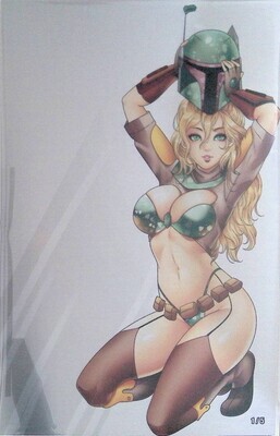 Valkyrie Saviors #1 - May the 4th - Sexy Lady Fett - Virgin Cover (Metal)