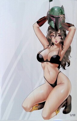 Valkyrie Saviors #1 - May the 4th - Sexy Lady Fett - Virgin Variant - Lingerie Matched Set Exclusive