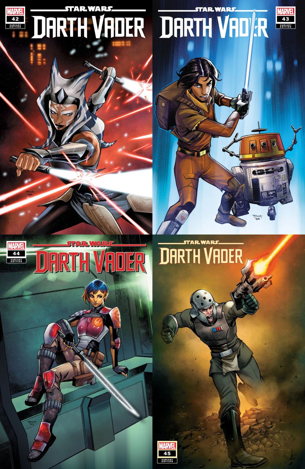 Darth Vader #42 - 44- Stephen Segovia - Limited Edition Set