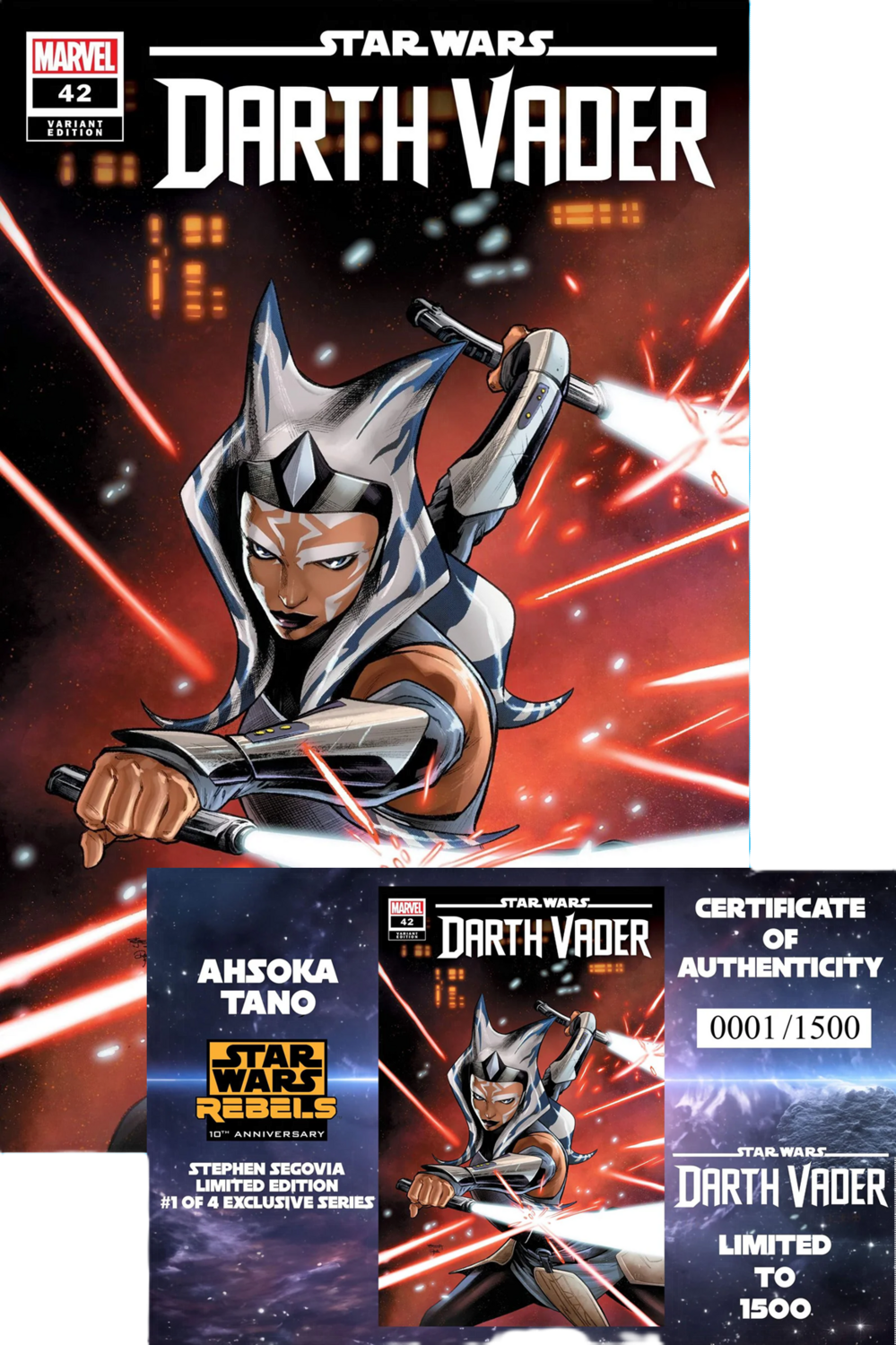Darth Vader #42 - Stephen Segovia - Ahsoka Limited Edition Variant