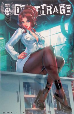 Deathrage #6 - Lena Dai - Lab Cosplay Kickstarter Exclusive Set + Sticker
