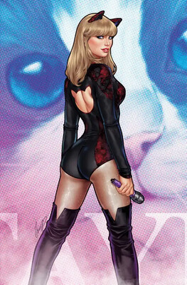 Taylor Swift Female Force #2 - Chatzoudis - Cat Costume - Virgin Foil Exclusive