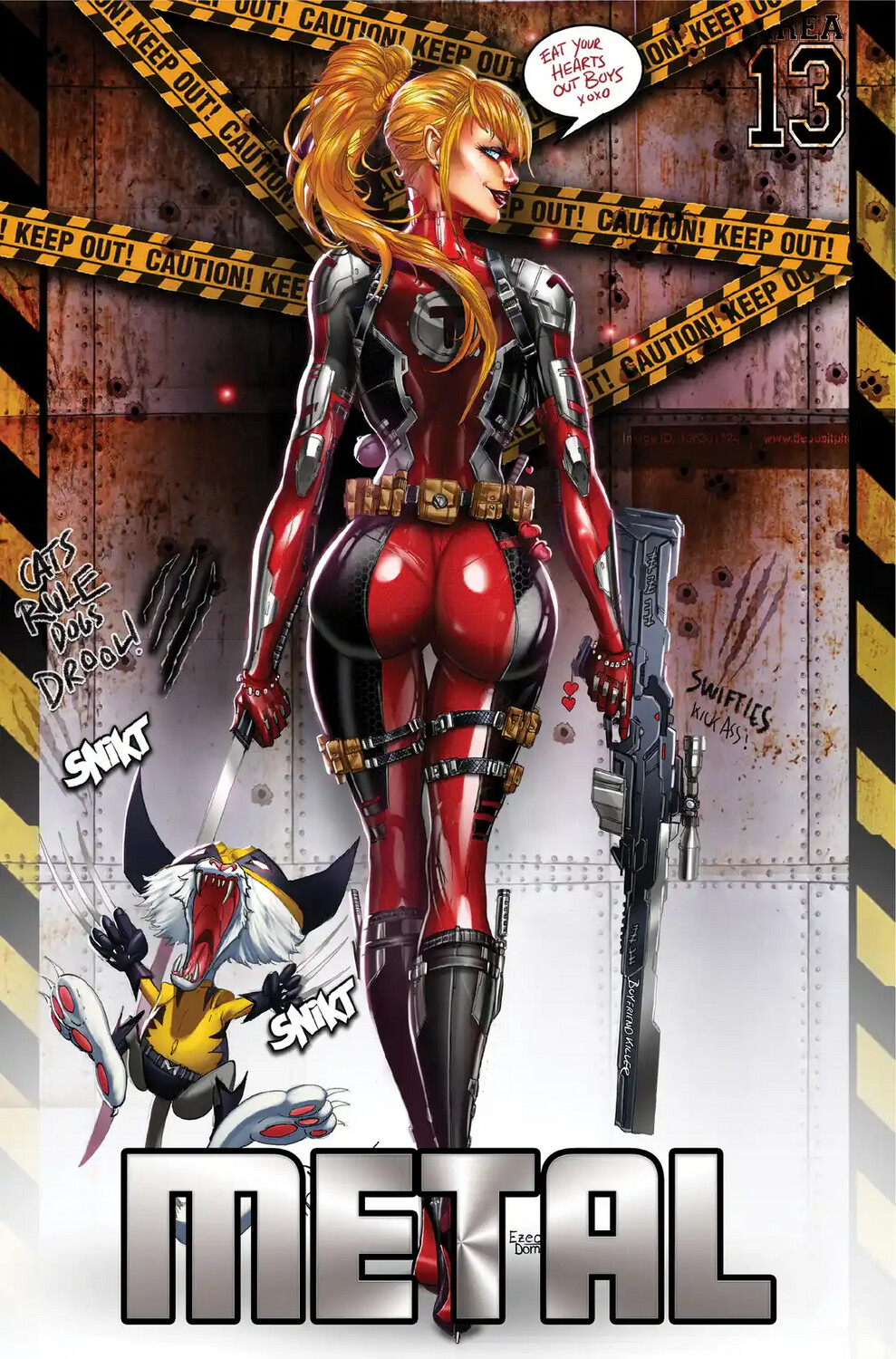Taylor Swift Female Force #2 - Tyndall - TaylorPool + Wolverine - Virgin Metal Exclusive