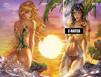 2020 Zenescope VIPFest Connecting Cover Set (Sheer)
