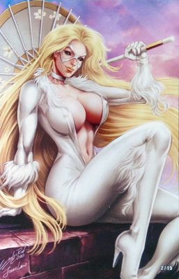 Samurai of Oz #3 - White Cat Cosplay Virgin Metal Exclusive