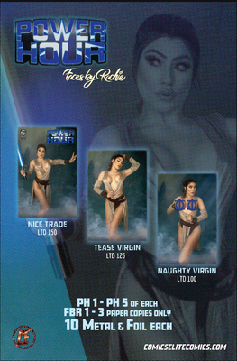 Power Hour #2 - Faces by Rachie - Blue Sword Rey Cosplay Exclusive