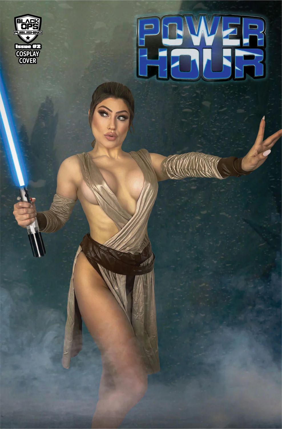 Power Hour #2 - Faces by Rachie - Blue Sword Rey Cosplay Exclusive