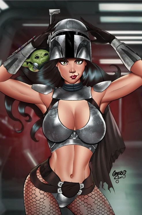 Barbie Fett - Gregbo Watson Sketchbook Collection Virgin Foil Exclusive