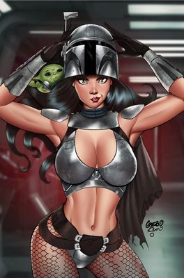 Barbie Fett - Gregbo Watson Sketchbook Collection Virgin Foil Exclusive