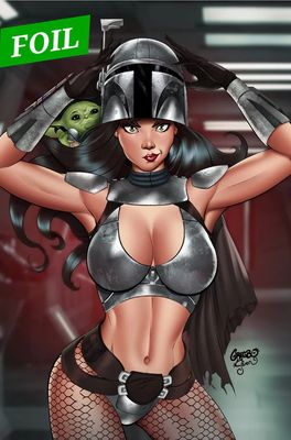 Barbie Fett - Gregbo Watson Sketchbook Collection Virgin Foil Exclusive
