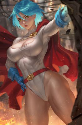 Patriotika Cosplaying Collection #2 - Power Girl Cosplay - Virgin Metal Exclusive