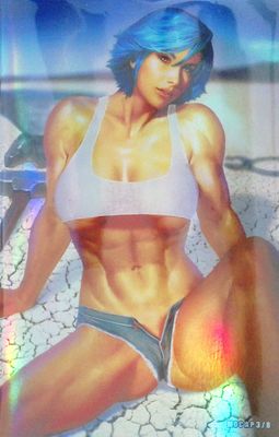 Patriotika Gods and Shadows - Icy Blufire - Virgin Holofoil Exclusive