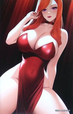 Patriotika Cosplaying Collection #1 - Arcane as Jessica Rabbit Cosplay - Virgin Ultra Rare Exclusive