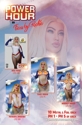 Power Hour #2 - Power Girl "Eyes Up" Cosplay Exclusive