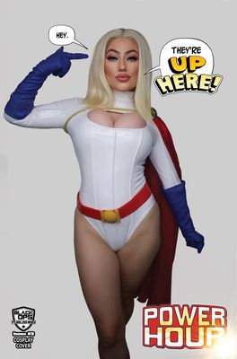 Power Hour #2 - Power Girl "Eyes Up" Cosplay Exclusive