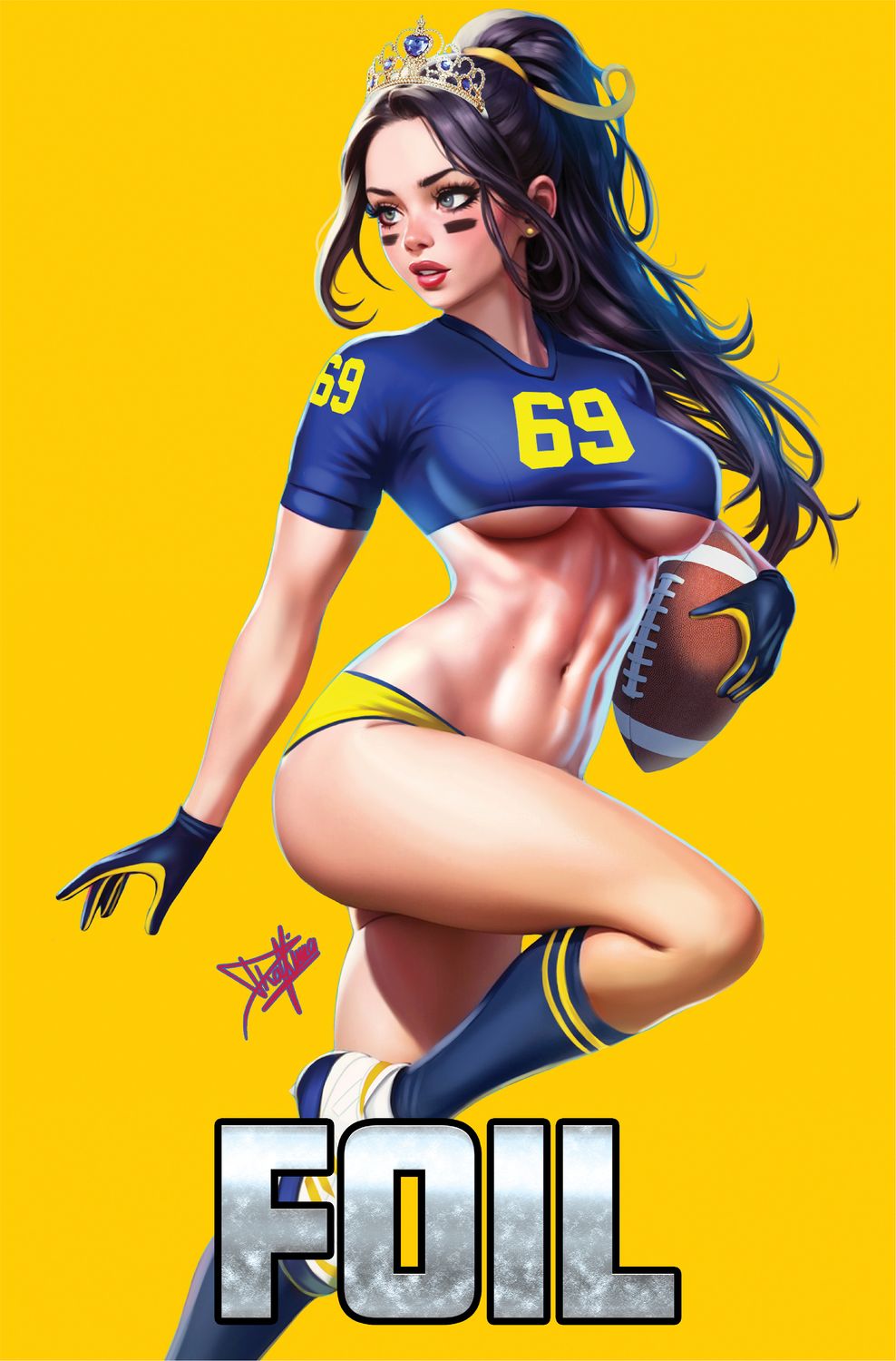 Power Hour #2 - Dhaxina - Princess Belle "Go Blue" Virgin Foil Exclusive