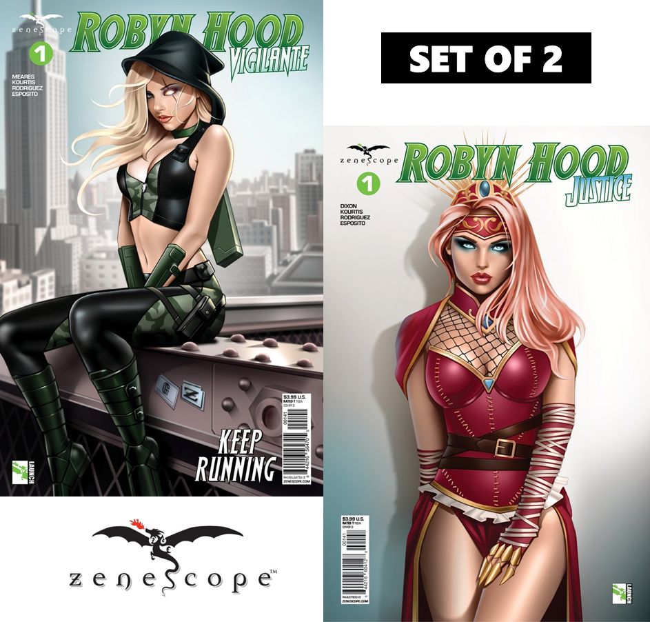 Robyn Hood #1 - Keith Garvey Variant Set (Vigilante &amp; Justice)