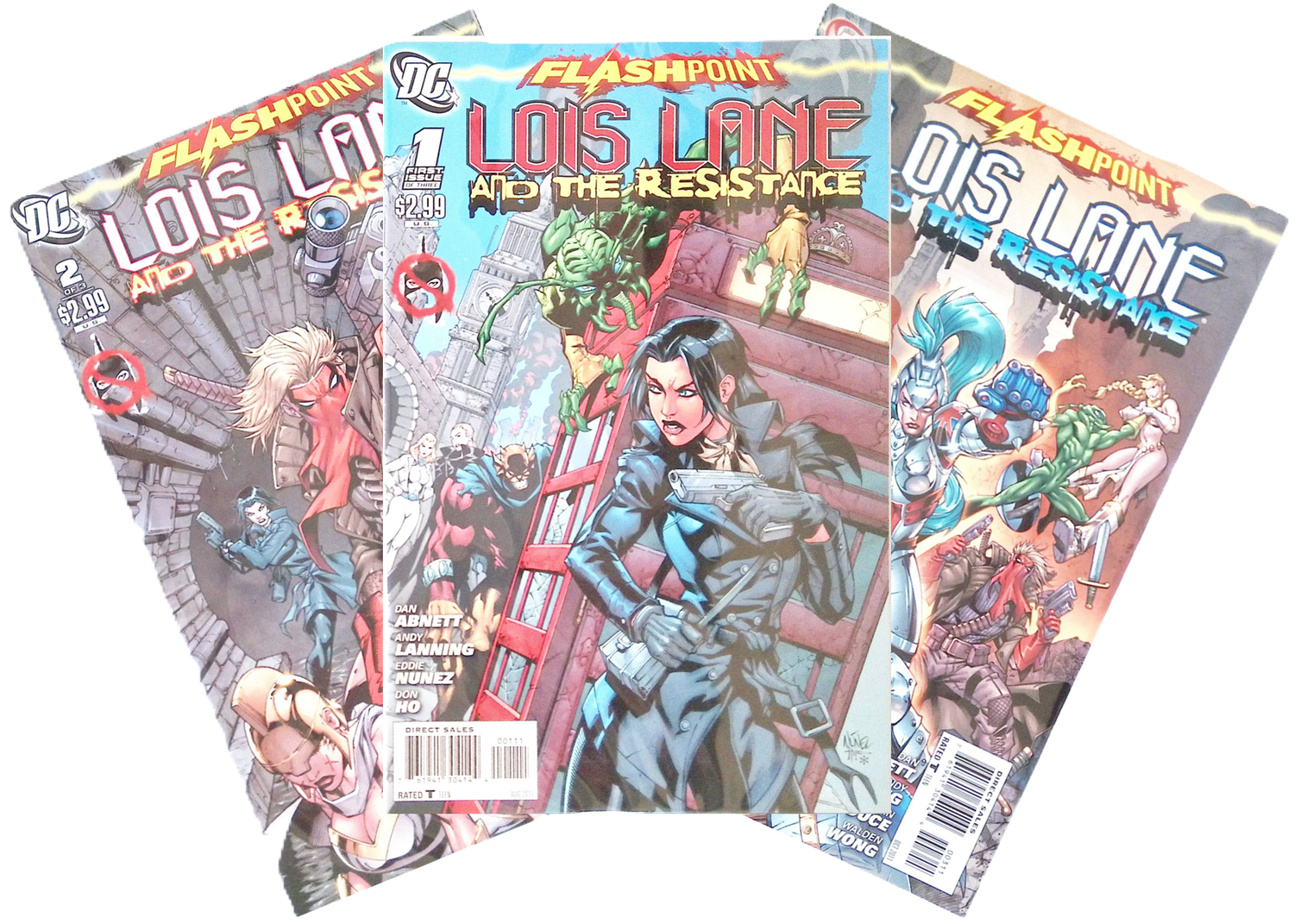 World of Flashpoint: Lois Lane &amp; the Resistance #1-3 Complete Set