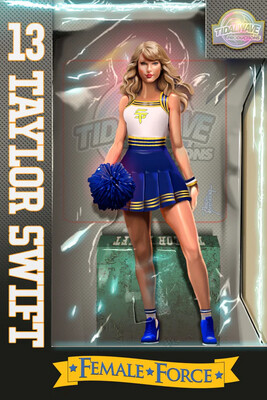 Taylor Swift Female Force #1 - Martinena - Swifty Cheerleader Action Figure Metal Exclusive