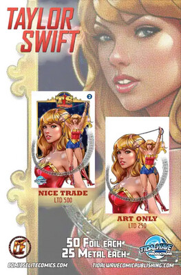 Taylor Swift Female Force #2 - Miroglio - Wonder Woman Cosplay - Virgin Metal Exclusive