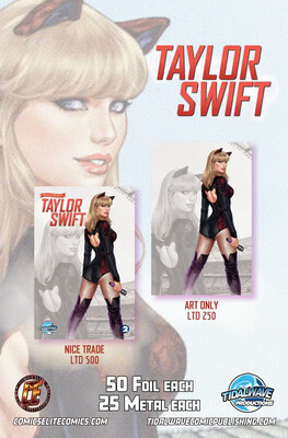 Taylor Swift Female Force #2 - Chatzoudis - Cat Costume Part Deux - Virgin Metal Exclusive