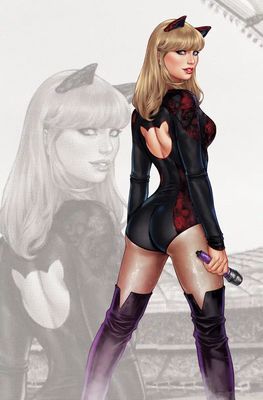 Taylor Swift Female Force #2 - Chatzoudis - Cat Costume Part Deux - Virgin Metal Exclusive
